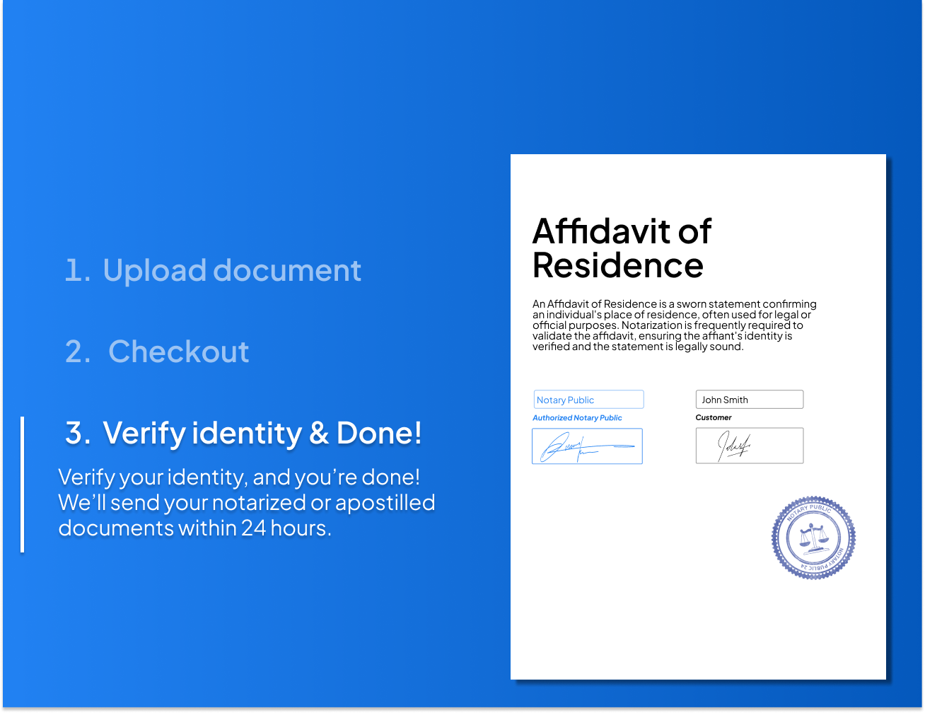 affidavit of residence notarization process at np24.utvmiljo.se